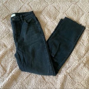 Black high rise jeans